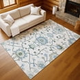 thumbnail image 1 of Addison Rugs Chantille Indoor/Outdoor Traditional Global Ivory Machine Washable Rectangle Rug, 3' x 5', 1 of 8