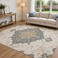 thumbnail image 1 of Addison Rugs Chantille Indoor/Outdoor Traditional Global Ivory Machine Washable Rectangle Rug, 8' x 10', 1 of 8