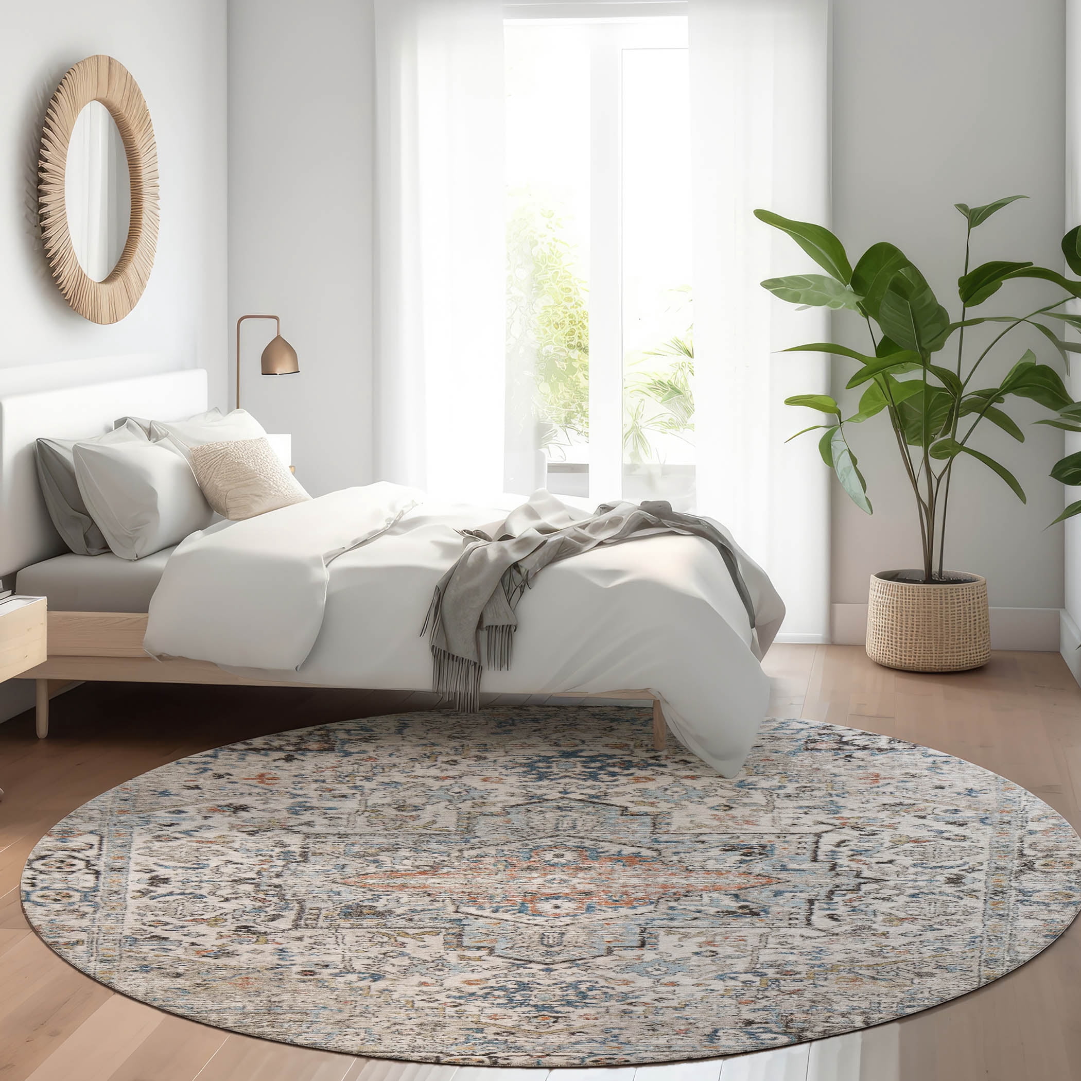 Ivory Machine Addison Rugs Chantille Indoor/Outdoor Traditional Global Ivory Machine ...