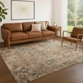 thumbnail image 1 of Addison Rugs Chantille Indoor/Outdoor Traditional Global Khaki Machine Washable Rectangle Rug, 9' x 12', 1 of 8