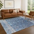 thumbnail image 1 of Addison Rugs Chantille Indoor/Outdoor Traditional Global Navy Machine Washable Rectangle Rug, 8' x 10', 1 of 8