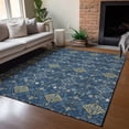 thumbnail image 1 of Addison Rugs Chantille Indoor/Outdoor Traditional Global Navy Machine Washable Rectangle Rug, 8' x 10', 1 of 8