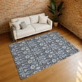 thumbnail image 1 of Addison Rugs Chantille Indoor/Outdoor Traditional Global Navy Machine Washable Rectangle Rug, 8' x 10', 1 of 8