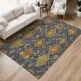 thumbnail image 1 of Addison Rugs Chantille Indoor/Outdoor Traditional Global Navy Machine Washable Rectangle Rug, 9' x 12', 1 of 8