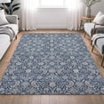thumbnail image 1 of Addison Rugs Chantille Indoor/Outdoor Traditional Global Navy Machine Washable Rectangle Rug, 9' x 12', 1 of 10
