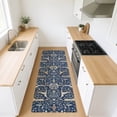 thumbnail image 1 of Addison Rugs Chantille Indoor/Outdoor Traditional Global Navy Machine Washable Runner Rug, 2'3" x 7'6", 1 of 8