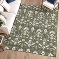 thumbnail image 1 of Addison Rugs Chantille Indoor/Outdoor Traditional Global Olive Machine Washable Rectangle Rug, 3' x 5', 1 of 8