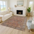 thumbnail image 1 of Addison Rugs Chantille Indoor/Outdoor Traditional Global Orange Machine Washable Rectangle Rug, 8' x 10', 1 of 8