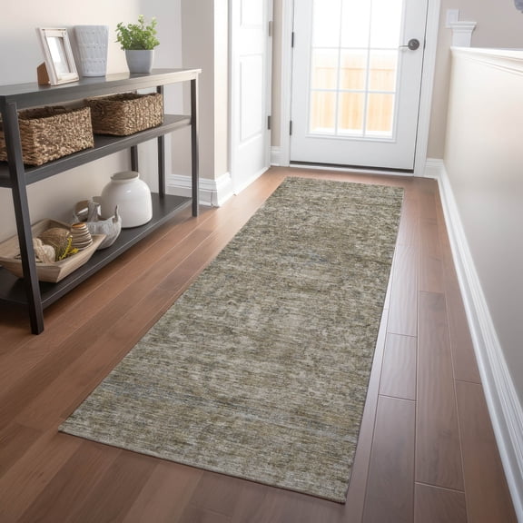 Addison Rugs Chantille Indoor/Outdoor Traditional Global Pewter Washable Runner Rug, 2'3" x 7'6"