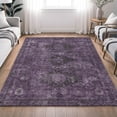thumbnail image 1 of Addison Rugs Chantille Indoor/Outdoor Traditional Global Plum Machine Washable Rectangle Rug, 9' x 12', 1 of 8