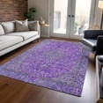 thumbnail image 1 of Addison Rugs Chantille Indoor/Outdoor Traditional Global Purple Washable Rectangle Rug, 5' x 7'6", 1 of 5