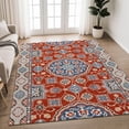 thumbnail image 1 of Addison Rugs Chantille Indoor/Outdoor Traditional Global Red Machine Washable Rectangle Rug, 10' x 14', 1 of 8