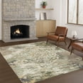 thumbnail image 1 of Addison Rugs Chantille Indoor/Outdoor Traditional Global Sage Machine Washable Rectangle Rug, 3' x 5', 1 of 8