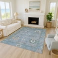 thumbnail image 1 of Addison Rugs Chantille Indoor/Outdoor Traditional Global Sky Machine Washable Rectangle Rug, 5' x 7'6", 1 of 8