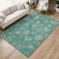 thumbnail image 1 of Addison Rugs Chantille Indoor/Outdoor Traditional Global Teal Machine Washable Rectangle Rug, 8' x 10', 1 of 8