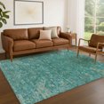 thumbnail image 1 of Addison Rugs Chantille Indoor/Outdoor Traditional Global Teal Machine Washable Rectangle Rug, 8' x 10', 1 of 8
