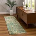 thumbnail image 1 of Addison Rugs Chantille Indoor/Outdoor Traditional Global Teal Machine Washable Runner Rug, 2'3" x 7'6", 1 of 8
