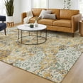 thumbnail image 1 of Addison Rugs Chantille Indoor/Outdoor Traditional Gold Machine Washable Rectangle Rug, 5' x 7'6", 1 of 8