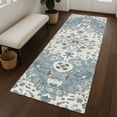 thumbnail image 1 of Addison Rugs Chantille Indoor/Outdoor Traditional Ivory Machine Washable Runner Rug, 2'3" x 7'6", 1 of 8