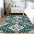 thumbnail image 1 of Addison Rugs Chantille Indoor/Outdoor Traditional Medallions Emerald Washable Rectangle Rug, 10' x 14', 1 of 6