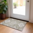 thumbnail image 1 of Addison Rugs Chantille Indoor/Outdoor Traditional Medallions Taupe Washable Rectangle Rug, 1'8" x 2'6", 1 of 6