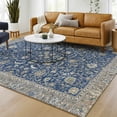 thumbnail image 1 of Addison Rugs Chantille Indoor/Outdoor Traditional Navy Machine Washable Rectangle Rug, 3' x 5', 1 of 8