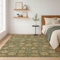 thumbnail image 1 of Addison Rugs Chantille Indoor/Outdoor Traditional Olive Machine Washable Rectangle Rug, 10' x 14', 1 of 8