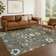 thumbnail image 1 of Addison Rugs Chantille Indoor/Outdoor Traditional Olive Machine Washable Rectangle Rug, 3' x 5', 1 of 8