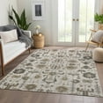 thumbnail image 1 of Addison Rugs Chantille Indoor/Outdoor Traditional Oriental Ivory Washable Rectangle Rug, 5' x 7'6", 1 of 6