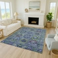 thumbnail image 1 of Addison Rugs Chantille Indoor/Outdoor Traditional Panel Green Machine Washable Rectangle Rug, 10' x 14', 1 of 8