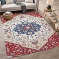 thumbnail image 1 of Addison Rugs Chantille Indoor/Outdoor Traditional Red Machine Washable Rectangle Rug, 3' x 5', 1 of 8