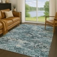 thumbnail image 1 of Addison Rugs Chantille Indoor/Outdoor Traditional Teal Machine Washable Rectangle Rug, 8' x 10', 1 of 8