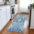thumbnail image 1 of Addison Rugs Chantille Indoor/Outdoor Traditional Vintage Blue Washable Runner Rug, 2'3" x 7'6", 1 of 6