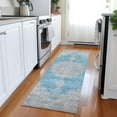 thumbnail image 1 of Addison Rugs Chantille Indoor/Outdoor Traditional Vintage Teal Washable Runner Rug, 2'3" x 7'6", 1 of 6