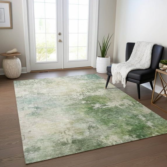 Addison Rugs Chantille Indoor/Outdoor Transitional Abstract Aloe Washable Rectangle Rug, 2'6" x 3'10"