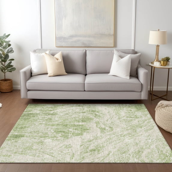 Addison Rugs Chantille Indoor/Outdoor Transitional Abstract Aloe Washable Rectangle Rug, 5' x 7'6"
