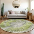 thumbnail image 1 of Addison Rugs Chantille Indoor/Outdoor Transitional Abstract Aloe Washable Round Rug, 8' x 8', 1 of 6