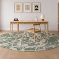 thumbnail image 1 of Addison Rugs Chantille Indoor/Outdoor Transitional Abstract Basil Machine Washable Round Rug, 8' x 8', 1 of 7