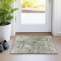 Addison Rugs Chantille Indoor/Outdoor Transitional Abstract Beige Washable Rectangle Rug, 1'8" x 2'6"