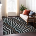 thumbnail image 1 of Addison Rugs Chantille Indoor/Outdoor Transitional Abstract Black Machine Washable Rectangle Rug, 10' x 14', 1 of 8