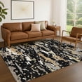 thumbnail image 1 of Addison Rugs Chantille Indoor/Outdoor Transitional Abstract Black Machine Washable Rectangle Rug, 8' x 10', 1 of 8