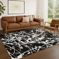 thumbnail image 1 of Addison Rugs Chantille Indoor/Outdoor Transitional Abstract Black Machine Washable Rectangle Rug, 8' x 10', 1 of 8