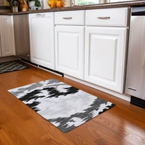 Addison Rugs Chantille Indoor/Outdoor Transitional Abstract Black Washable Rectangle Rug, 1'8" x 2'6"