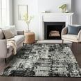 thumbnail image 1 of Addison Rugs Chantille Indoor/Outdoor Transitional Abstract Black Washable Rectangle Rug, 10' x 14', 1 of 6