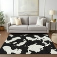 thumbnail image 1 of Addison Rugs Chantille Indoor/Outdoor Transitional Abstract Black Washable Rectangle Rug, 2'6" x 3'10", 1 of 6