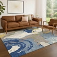 thumbnail image 1 of Addison Rugs Chantille Indoor/Outdoor Transitional Abstract Blue Machine Washable Rectangle Rug, 10' x 14', 1 of 8