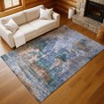 thumbnail image 1 of Addison Rugs Chantille Indoor/Outdoor Transitional Abstract Blue Machine Washable Rectangle Rug, 10' x 14', 1 of 8