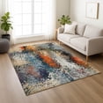 thumbnail image 1 of Addison Rugs Chantille Indoor/Outdoor Transitional Abstract Blue Machine Washable Rectangle Rug, 3' x 5', 1 of 8