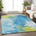 thumbnail image 1 of Addison Rugs Chantille Indoor/Outdoor Transitional Abstract Blue Washable Rectangle Rug, 3' x 5', 1 of 6