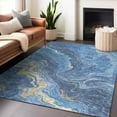 thumbnail image 1 of Addison Rugs Chantille Indoor/Outdoor Transitional Abstract Blue Washable Rectangle Rug, 3' x 5', 1 of 6